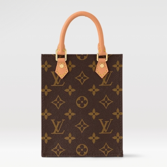 Auth Louis Vuitton Monogram Petite Sac Plat Bag - Picture 1 of 7